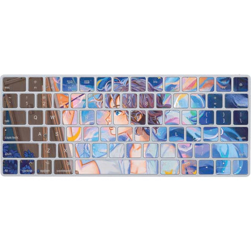 Rainbow Anime Artist Painter by Ivy Dolamore Magic Keyboard Skin