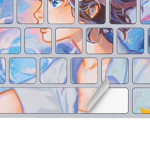Rainbow Anime Artist Painter by Ivy Dolamore Magic Keyboard Skin