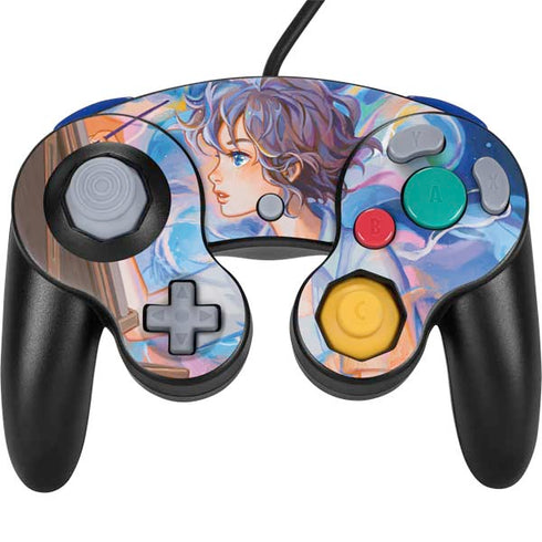 Rainbow Anime Artist Painter by Ivy Dolamore Nintendo GameCube Controller Skin