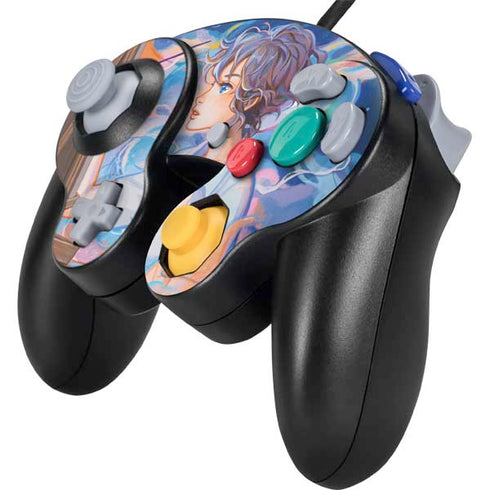 Rainbow Anime Artist Painter by Ivy Dolamore Nintendo GameCube Controller Skin