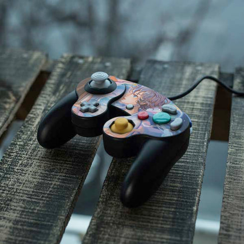 Rainbow Anime Artist Painter by Ivy Dolamore Nintendo GameCube Controller Skin