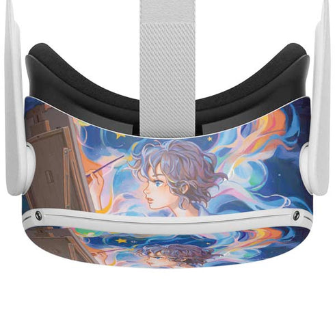 Rainbow Anime Artist Painter by Ivy Dolamore Oculus Quest 2 Skin
