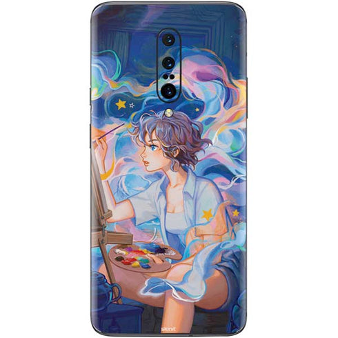 Rainbow Anime Artist Painter by Ivy Dolamore OnePlus 7 Pro Skin