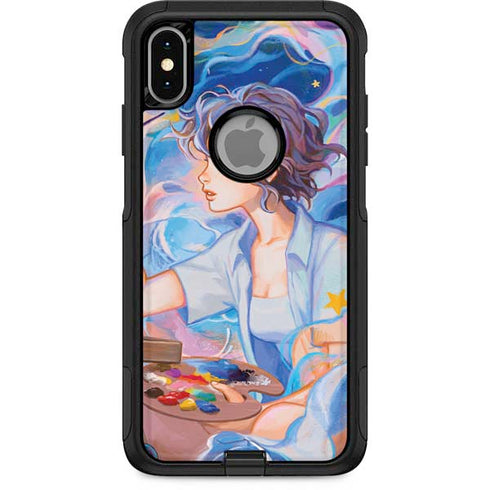 Rainbow Anime Artist Painter by Ivy Dolamore Otterbox Commuter iPhone Skin