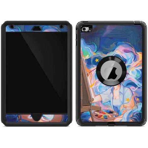 Rainbow Anime Artist Painter by Ivy Dolamore Otterbox Defender iPad Skin