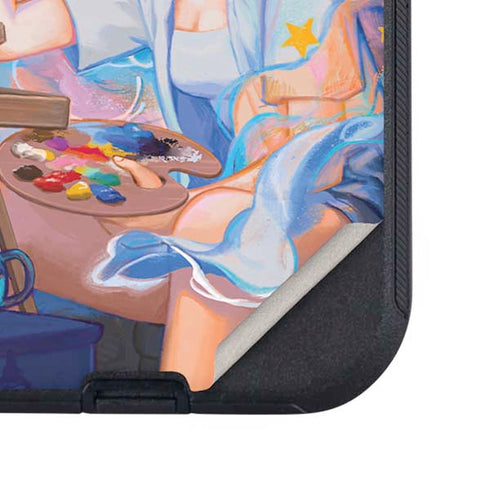 Rainbow Anime Artist Painter by Ivy Dolamore Otterbox Defender iPhone Skin