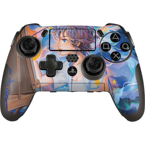 Rainbow Anime Artist Painter by Ivy Dolamore PlayStation Scuf Vantage 2 Controller Skin
