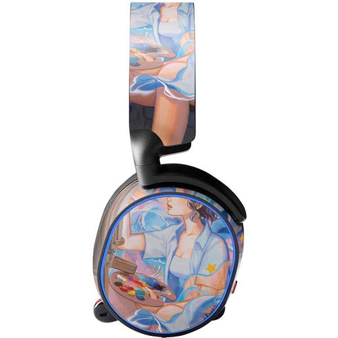 Rainbow Anime Artist Painter by Ivy Dolamore SteelSeries Arctis 5 Skin