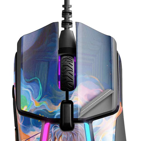 Rainbow Anime Artist Painter by Ivy Dolamore SteelSeries Rival 600 Gaming Mouse Skin