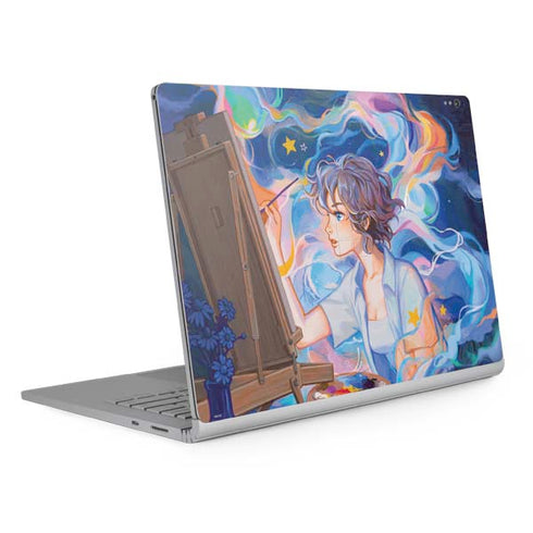 Rainbow Anime Artist Painter by Ivy Dolamore Surface Book 2 13.5in Skin