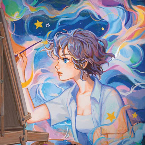 Rainbow Anime Artist Painter by Ivy Dolamore Surface Book 2 15in Skin