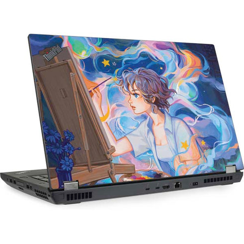 Rainbow Anime Artist Painter by Ivy Dolamore Lenovo ThinkPad Skin