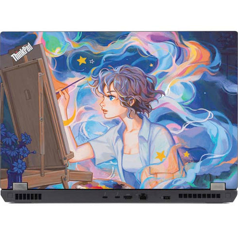 Rainbow Anime Artist Painter by Ivy Dolamore Lenovo ThinkPad Skin