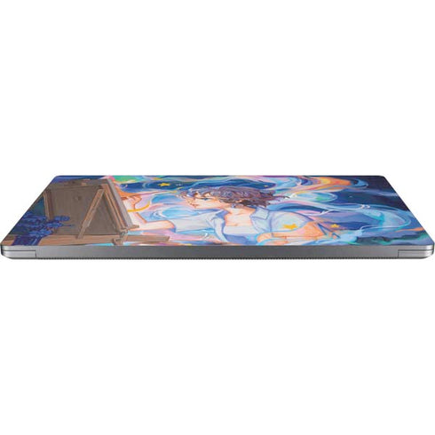 Rainbow Anime Artist Painter by Ivy Dolamore Universal Laptop 18in (14.6 x 10.6in) Skin