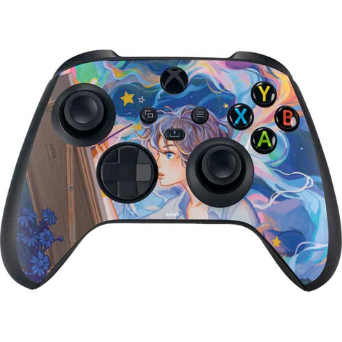 Rainbow Anime Artist Painter by Ivy Dolamore Xbox Series X Controller Skin