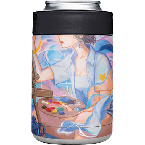 Rainbow Anime Artist Painter by Ivy Dolamore Yeti Colster Can Insulator Skin