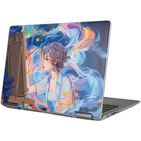 Rainbow Anime Artist Painter by Ivy Dolamore Yoga 710 14in Skin
