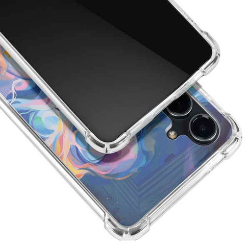 Rainbow Anime Artist Painter by Ivy Dolamore Galaxy S23 FE Clear Case