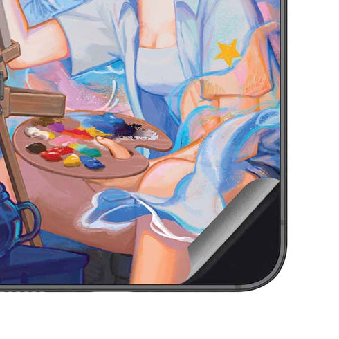 Rainbow Anime Artist Painter by Ivy Dolamore Galaxy S23 FE Skin