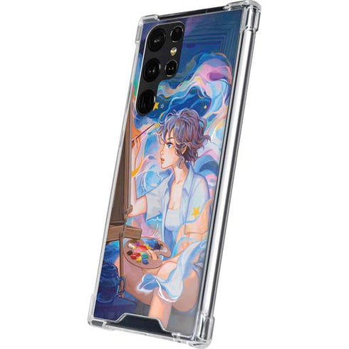 Rainbow Anime Artist Painter by Ivy Dolamore Galaxy S24 Ultra Clear Case