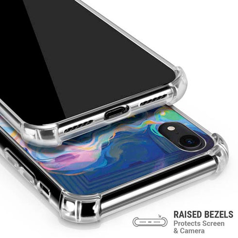 Rainbow Anime Artist Painter by Ivy Dolamore iPhone XR Clear Case