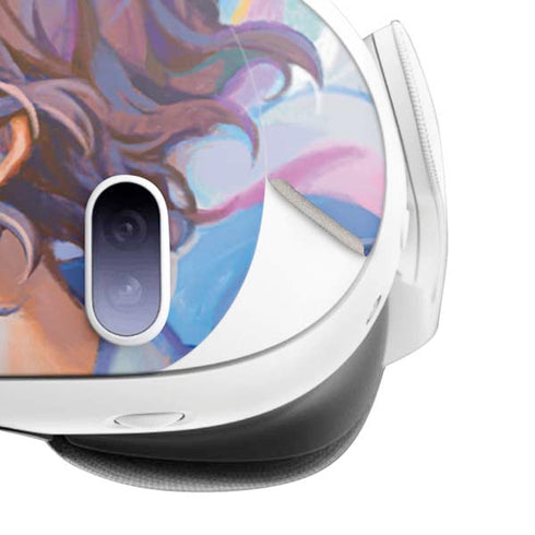 Rainbow Anime Artist Painter by Ivy Dolamore Meta Quest 3 Skin
