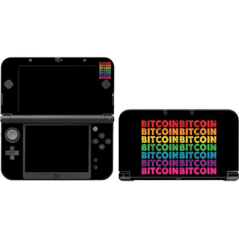 Rainbow Bitcoin 3DS XL 2015 Skin