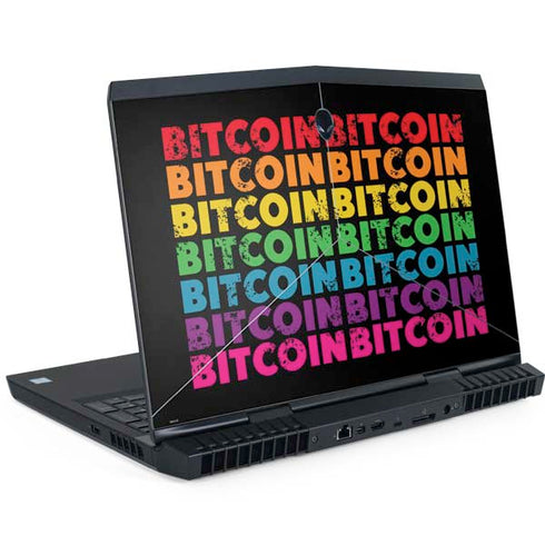 Rainbow Bitcoin Dell Alienware Skin