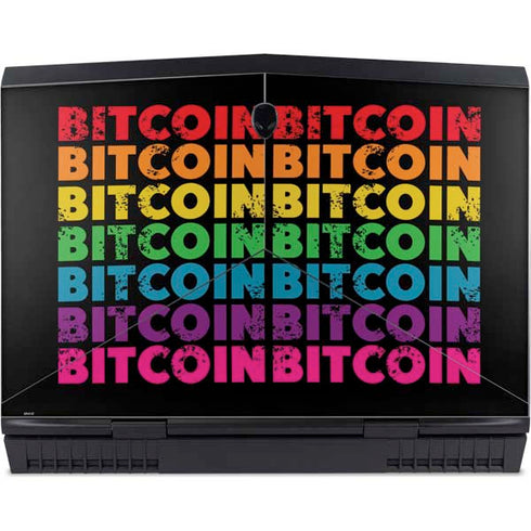 Rainbow Bitcoin Dell Alienware Skin