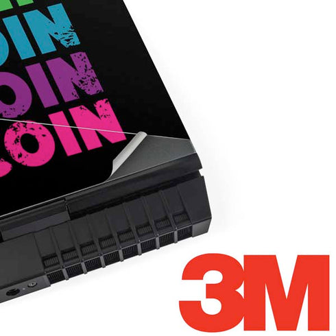 Rainbow Bitcoin Dell Alienware Skin