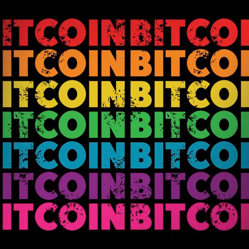 Rainbow Bitcoin Dell Alienware Skin