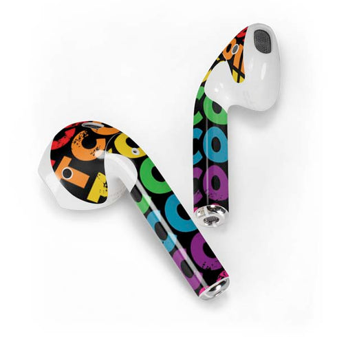 Rainbow Bitcoin Apple AirPods 2 Skin