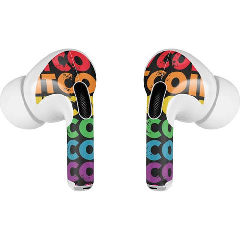 Rainbow Bitcoin Apple AirPods Pro Skin