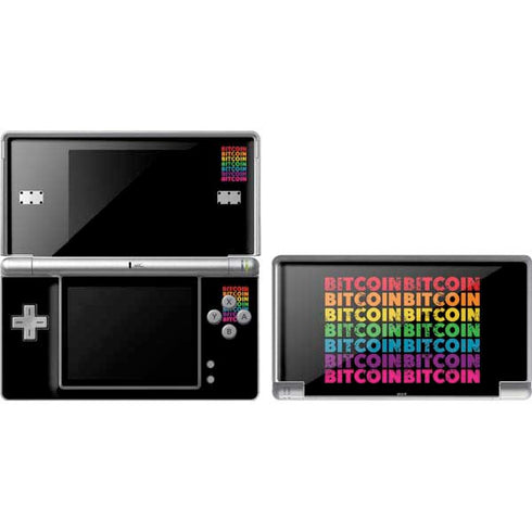 Rainbow Bitcoin DS Lite Skin