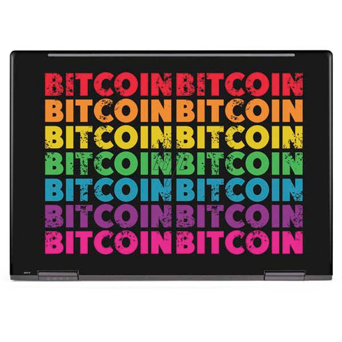 Rainbow Bitcoin HP Envy Skin