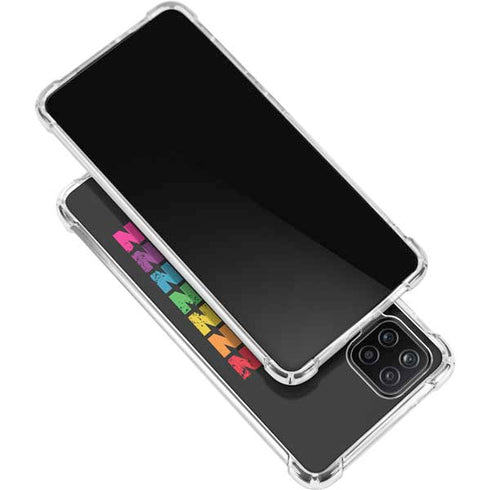 Rainbow Bitcoin Galaxy A12 Clear Case