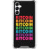 Rainbow Bitcoin Galaxy A14 5G Clear Case