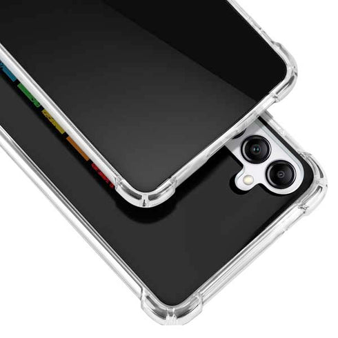 Rainbow Bitcoin Galaxy A14 5G Clear Case