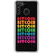Rainbow Bitcoin Galaxy A21 Clear Case