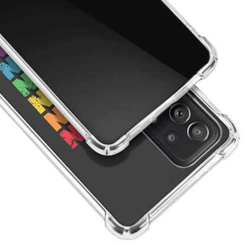 Rainbow Bitcoin Galaxy A52 5G Clear Case