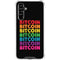 Rainbow Bitcoin Galaxy A54 5G Clear Case