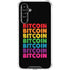 Rainbow Bitcoin Galaxy A54 5G Clear Case