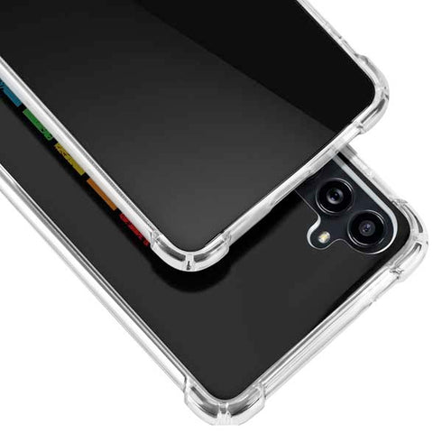 Rainbow Bitcoin Galaxy A54 5G Clear Case