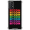 Rainbow Bitcoin Galaxy A72 5G Clear Case