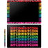 Rainbow Bitcoin Galaxy Book 12in Skin
