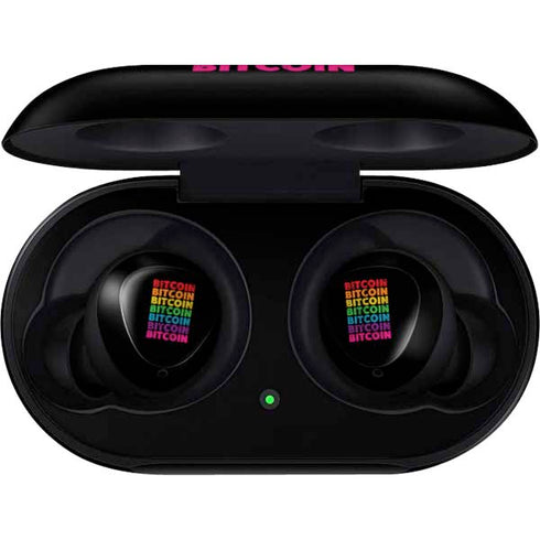 Rainbow Bitcoin Galaxy Buds Skin