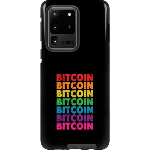 Rainbow Bitcoin Galaxy S20 Ultra 5G Pro Case