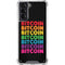 Rainbow Bitcoin Galaxy S21 5G Clear Case