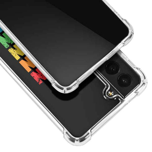 Rainbow Bitcoin Galaxy S21 5G Clear Case