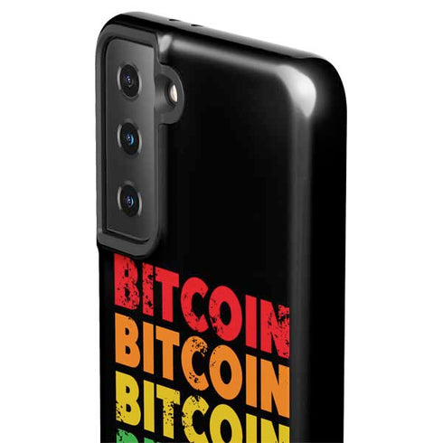 Rainbow Bitcoin Galaxy S21 FE Pro Case